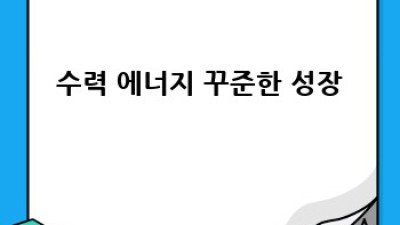 녹색 에너지 산업: 미래를 엿보다